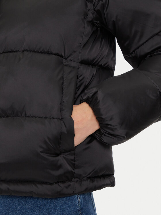 Calvin Klein Jeans Calvin Klein Jeans Μπουφάν χειμωνιάτικο Shiny Monologo J20J224616 Μαύρο Regular Fit