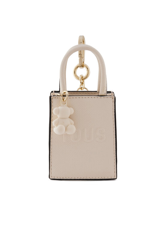 TOUS TOUS Ключодържател Mini Bolso Pop 2002203601 Бежов