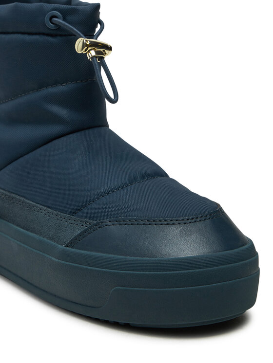 Tommy Hilfiger Tommy Hilfiger Schneeschuhe Flag Nylon Mini Snowboot FW0FW08334 Dunkelblau