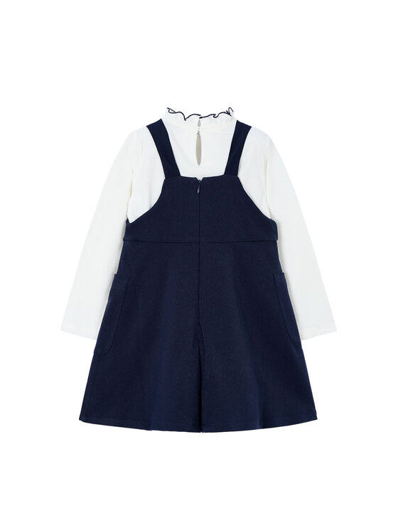 Mayoral Mayoral Set Bluse und Kleid 4914 Dunkelblau Regular Fit