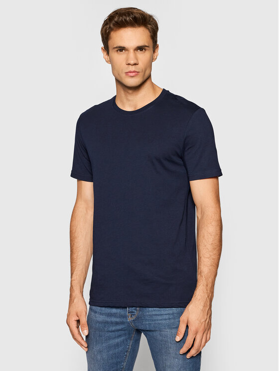 United Colors Of Benetton Tricou 3U53J1F15 Bleumarin Regular Fit