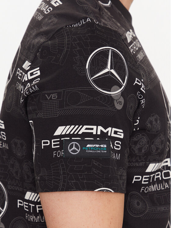 Puma Puma T-Shirt Mercedes-Amg Petronas Motorsport 538480 Μαύρο Regular Fit