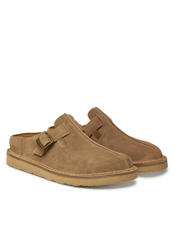 Clarks Clarks Klapki Solsbury  26180882 Brązowy