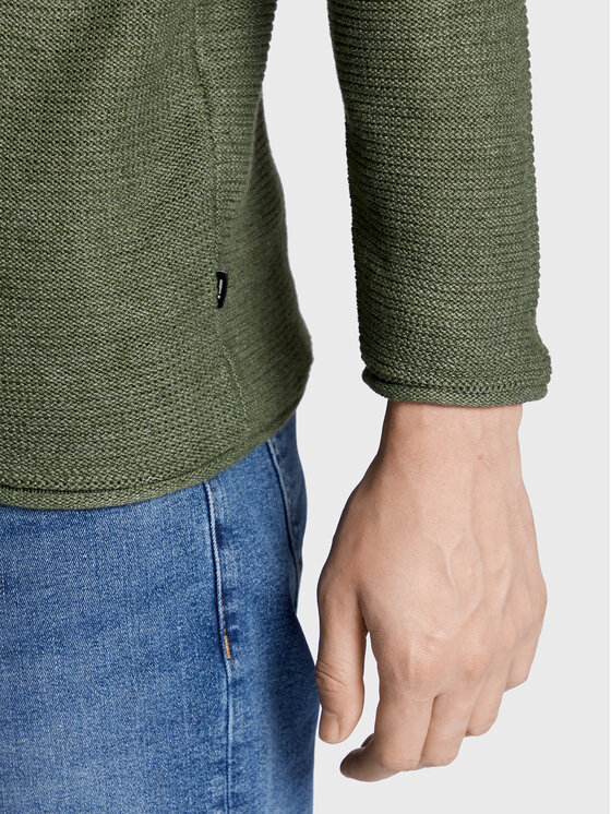 Solid Solid Maglione 21104152 Verde Regular Fit