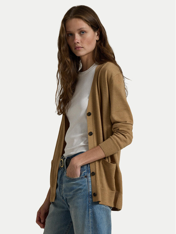 Polo Ralph Lauren Kardigán 211956233001 Béžová Relaxed Fit