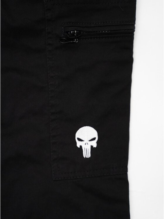 Marvel Marvel Joggery Punisher 132401 Czarny Regular Fit