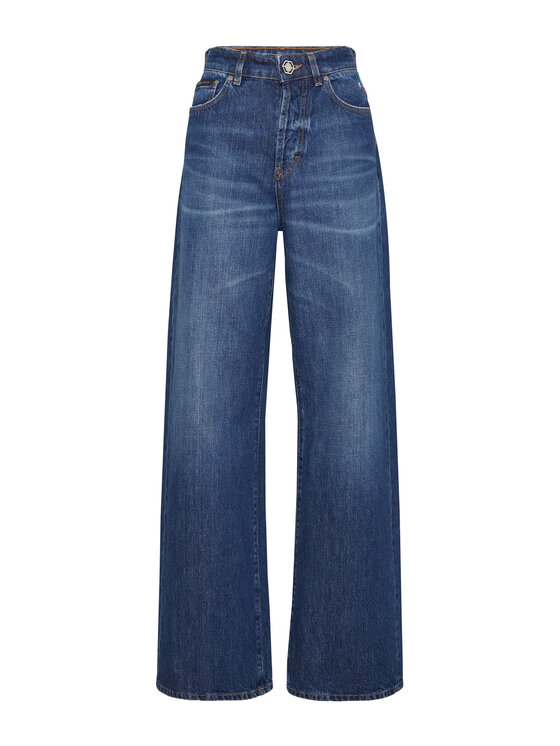 PHILIPP PLEIN PHILIPP PLEIN Jeansy 27209 Niebieski Skater Fit