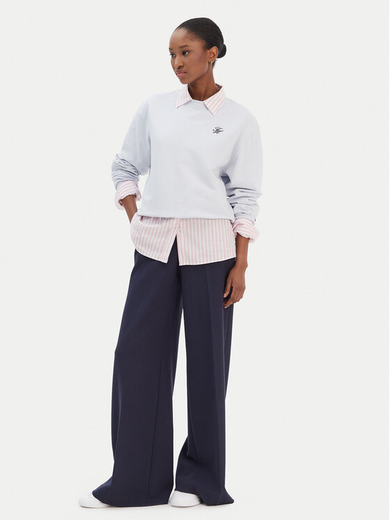 Tommy Hilfiger Tommy Hilfiger Суитшърт Script WW0WW49418 Светлосиньо Regular Fit