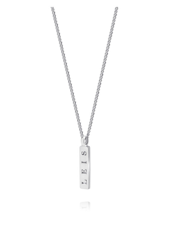 Leis Leis Náhrdelník Minimal Neck Strieborné rhodiovanie
