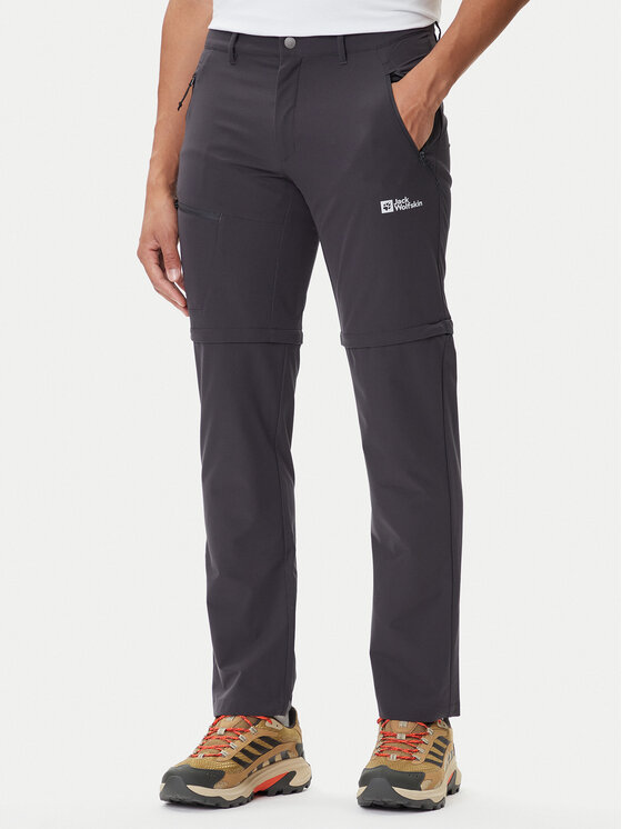 Jack Wolfskin Jack Wolfskin Pantaloni outdoor Pico Trail A63905 Gri Regular Fit