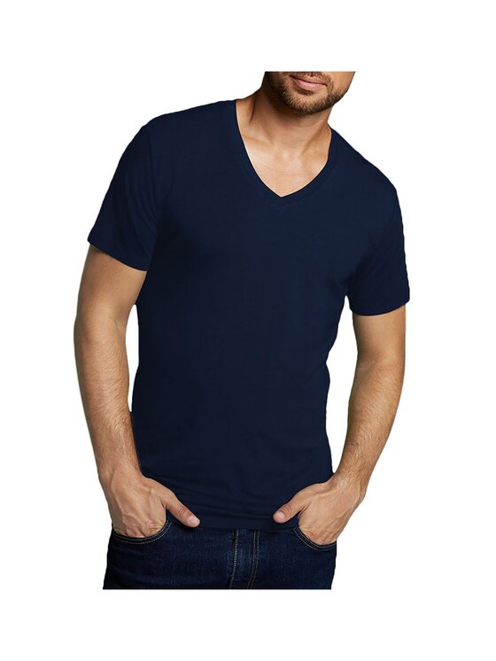 Bamboo Basics Bamboo Basics T-Shirt 21196 Granatowy Stretch Fit