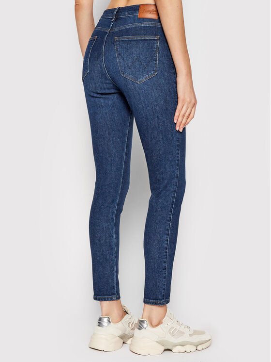 Wrangler Wrangler Jeansy Body Bespoke W27HXR44Z 112144778 Granatowy Skinny Fit