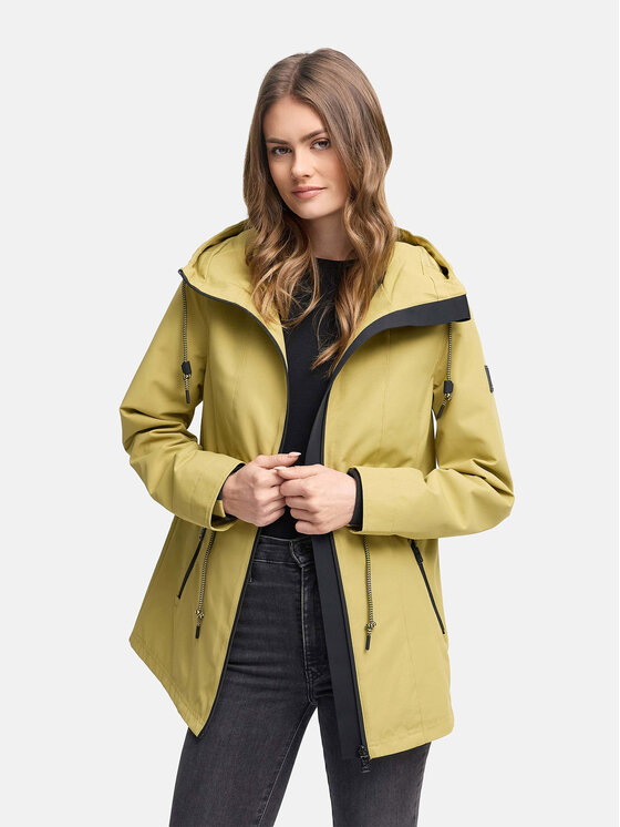 Navahoo Navahoo Kurtka przejściowa Blumentanz Zielony Regular Fit