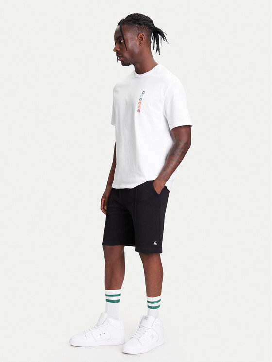 United Colors Of Benetton United Colors Of Benetton Sportske kratke hlače 342ZU900X Crna Regular Fit