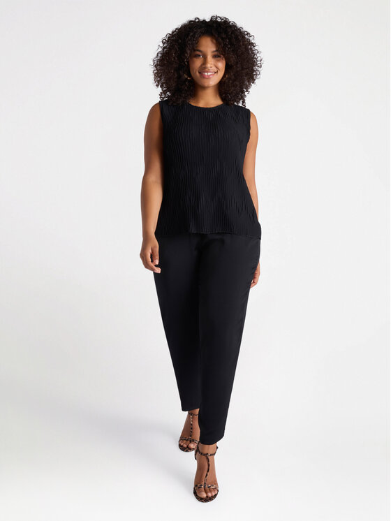 Fiorella Rubino Fiorella Rubino Top D249T000254N033 Czarny Regular Fit