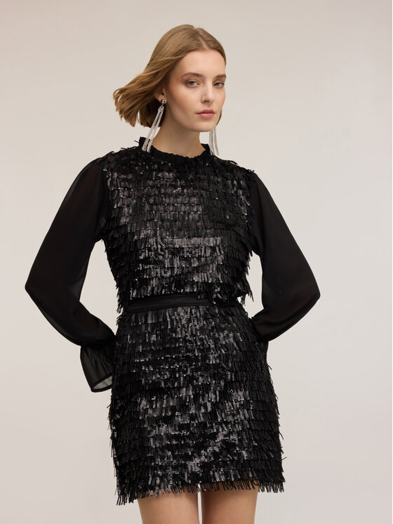 Motivi Motivi Blusa 2072Q001979N033 Nero Regular Fit