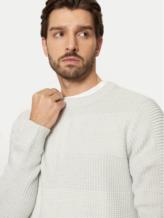 Jack&Jones Jack&Jones Džemperis Hugo 12258607 Pelēks Regular Fit
