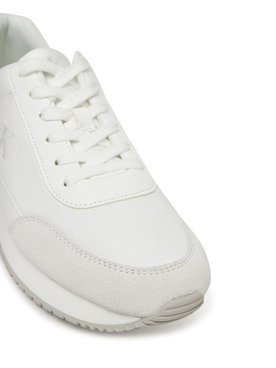 Calvin Klein Jeans Calvin Klein Jeans Sportcipők Retro Runner Low Laceup Canvas YW0YW01888 Fehér
