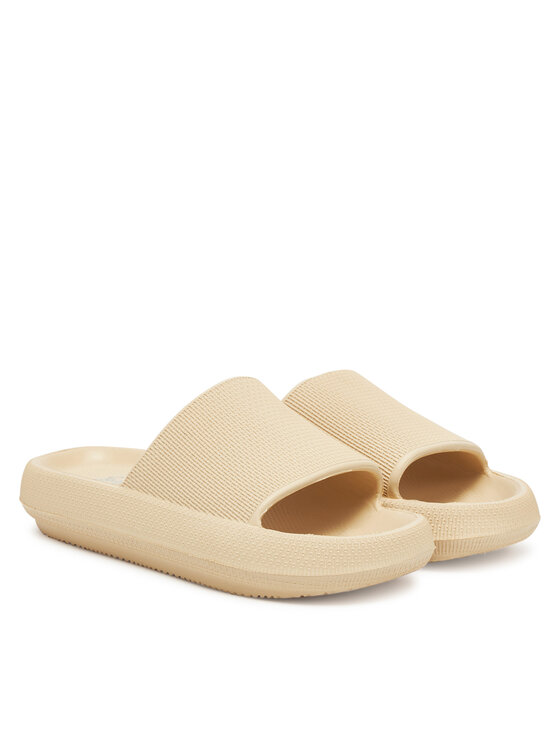 Leaf Leaf Pantoletten LSKRE101R Beige