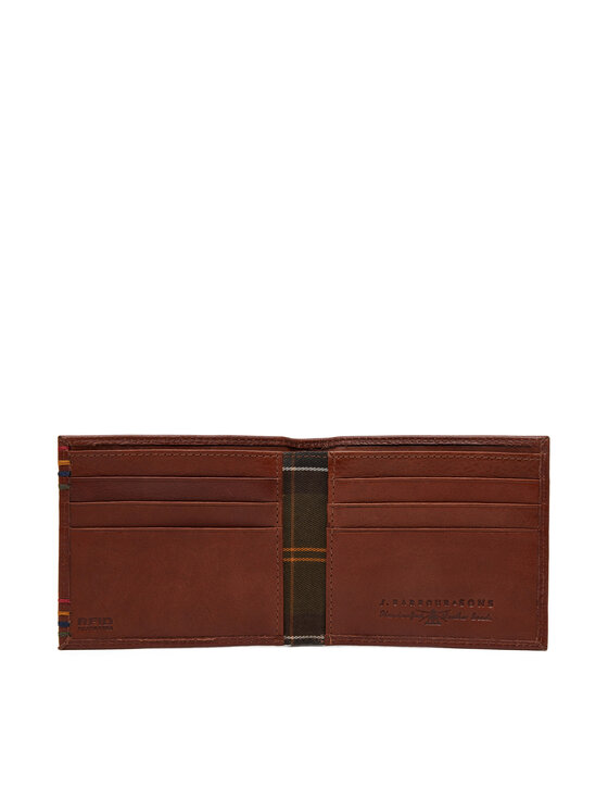 Barbour Barbour Zestaw portfel i etui na karty MGS0082BR11 Brązowy