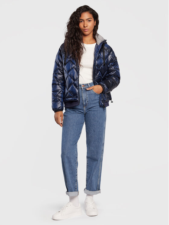 Giubbotto piumino 8720 Blu scuro Regular Fit