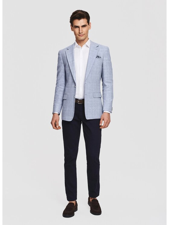 Pako Lorente Pako Lorente Marynarka P26SF-3X-023 Niebieski Slim Fit