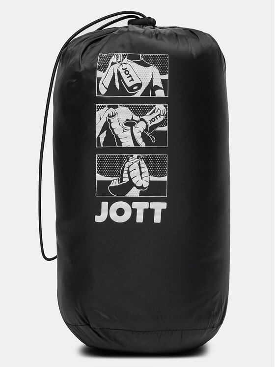 Jott Jott Пухено яке Mat P000MDOW02 Черен Slim Fit