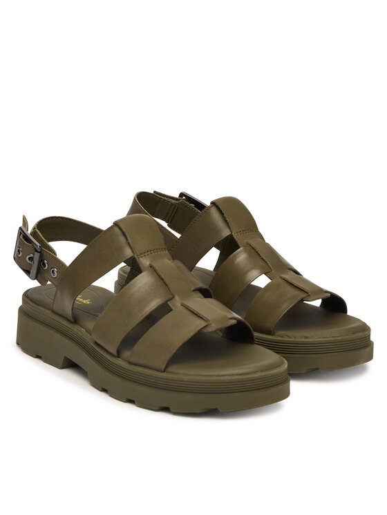 Clarks Clarks Sandali Orinoco3 Strap 26186489 Zelena