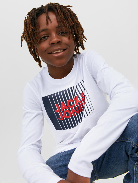 Jack&Jones Junior Jack&Jones Junior Majica 12244209 Bijela Regular Fit