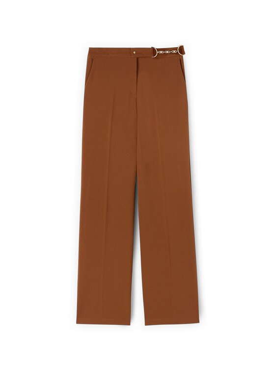 Motivi Motivi Pantaloni di tessuto P099Q004180N022 Marrone Over Fit