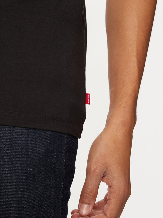 Levi's® Komplet t-shirtów 79541-0001 Czarny Slim Fit | Modivo.pl