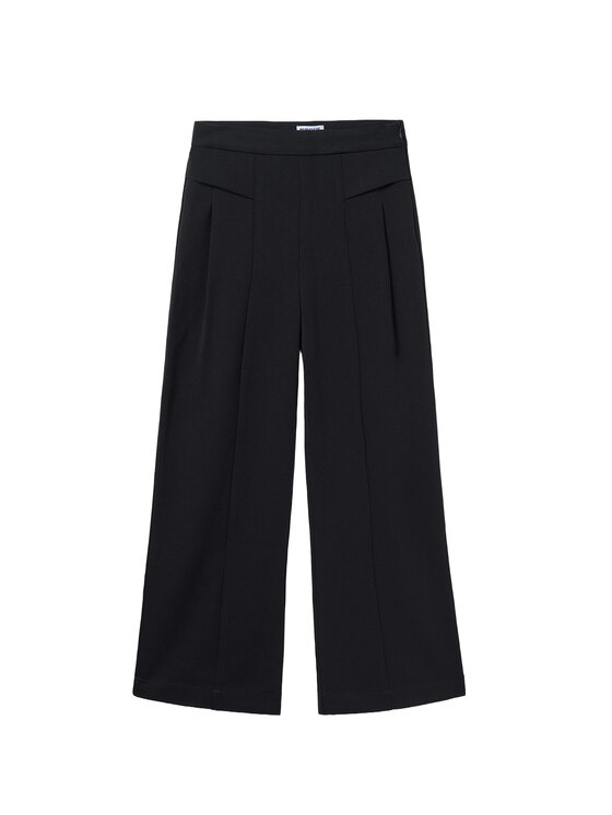 Mayoral Mayoral Штани з тканини 7572 Чорний Wide Leg