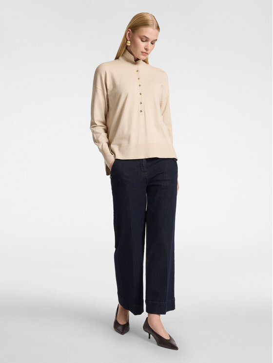 Elena Mirò Elena Mirò Jeansy P408G000423N034 Niebieski Flare Fit