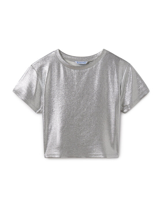 Mayoral Mayoral Футболка 6027 Срібний Regular Fit