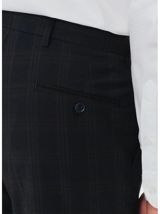 Pako Lorente Pako Lorente Spodnie garniturowe P24SF-6G-008 Granatowy Slim Fit