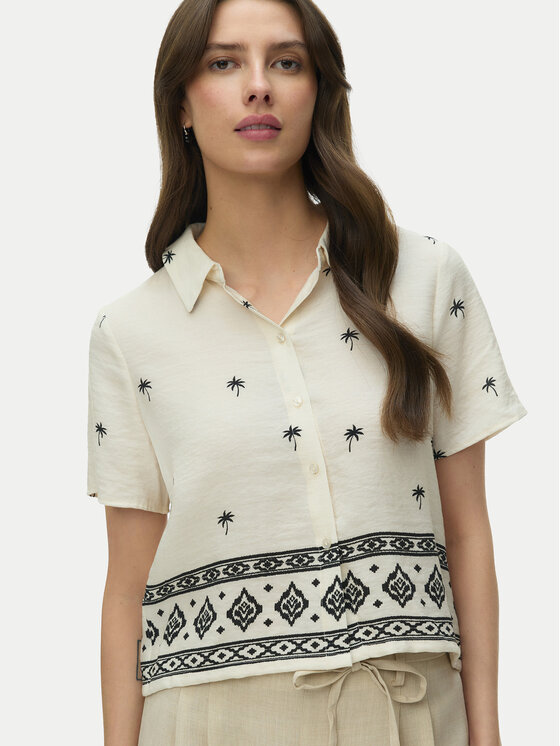 Vero Moda Vero Moda Košulja Kai 10345548 Bež Regular Fit