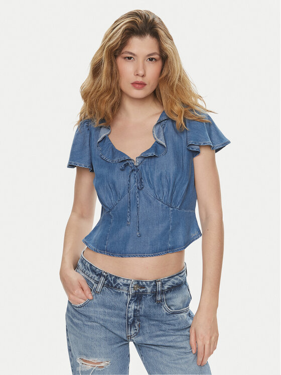 Levi's® Bluza Mylene A7623-0003 Modra Slim Fit