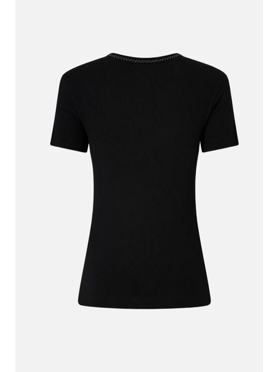 PINKO PINKO T-Shirt Brugherio Czarny Slim Fit