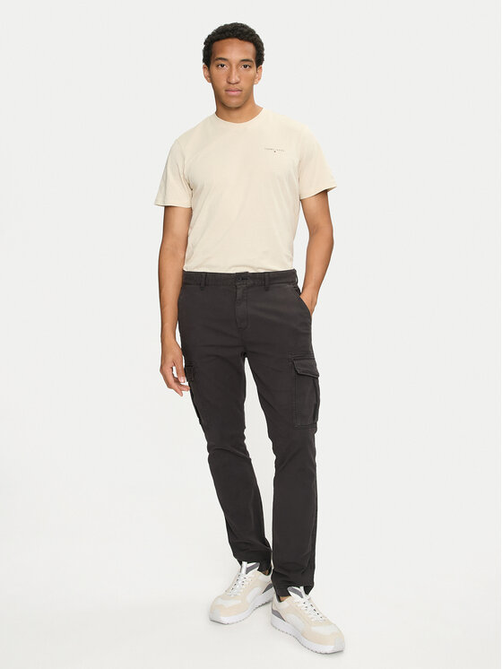 Tommy Jeans Tommy Jeans Spodnie materiałowe Austin DM0DM19489 Czarny Regular Fit