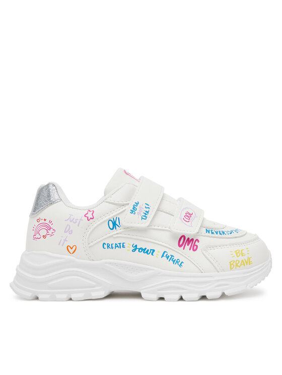 DeeZee DeeZee Sneakersy CEO-AVO-19627-002 Biela