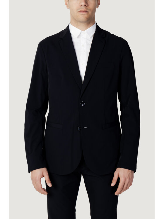 Armani Exchange Armani Exchange Giacca da abito TINTA UNITA Blu To Fit