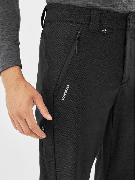 Viking Viking Spodnie narciarskie Triper Man Czarny Regular Fit