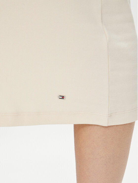 Tommy Hilfiger Tommy Hilfiger Ljetna haljina WW0WW41273 Bež Slim Fit