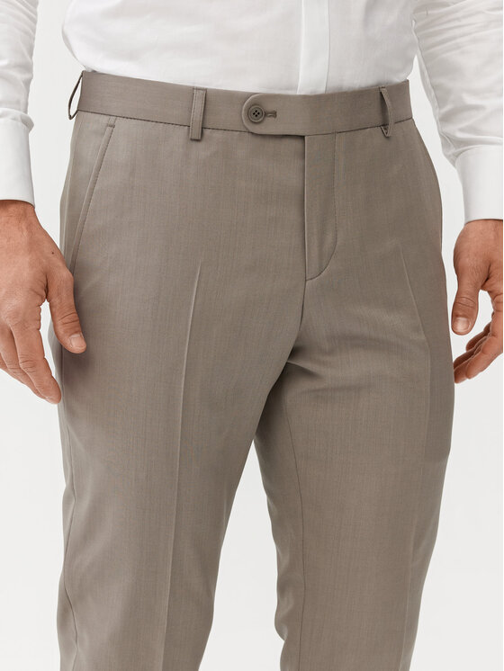 Evenemen Evenemen Garnitur Crocett Beżowy Slim Fit