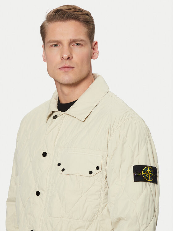 Stone Island Stone Island Átmeneti kabát 8115Q0633 Bézs Regular Fit