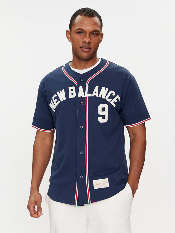 Férfi Ing New Balance, Méret: M, Sötétkék, Greatest Hits MT41512