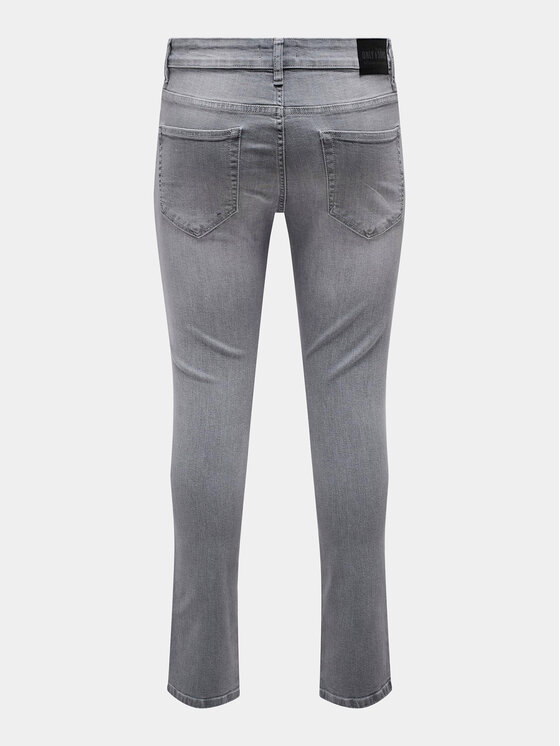 Only & Sons Only & Sons Jeansy Loom 22028265 Szary Slim Fit