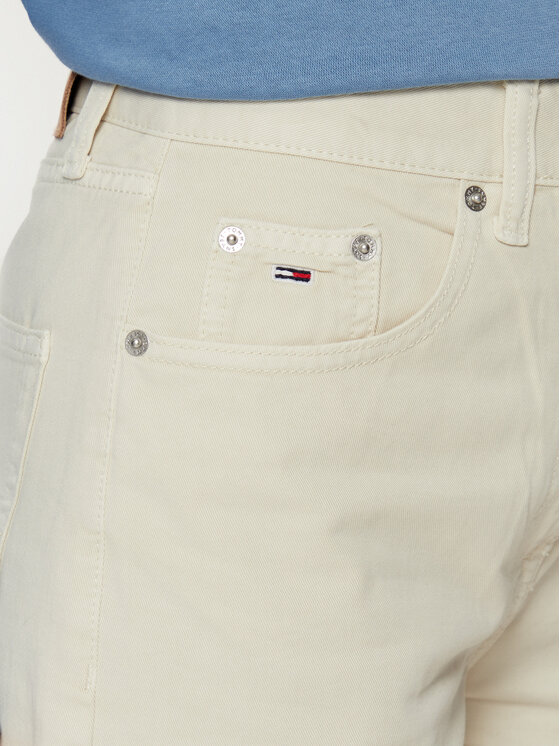Tommy Jeans Tommy Jeans Blugi DW0DW19392 Écru Straight Fit