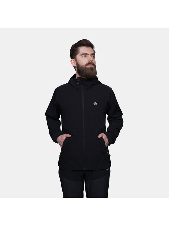 Kurtka softshell, rozmiar 2XL, Czarny, Arbent