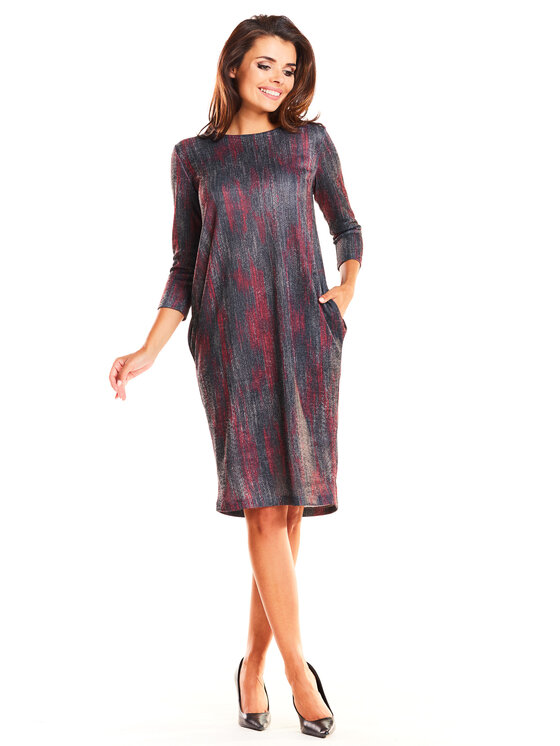 Infinite You Infinite You Vestito da giorno M189 Rosso Basic Fit
